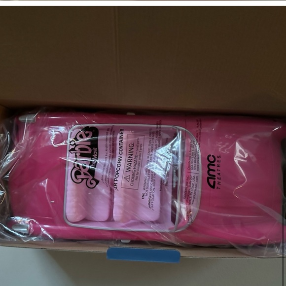 Amc Barbie: The Movie Collectible Pink Corvette Convertible Popcorn Container - Picture 9 of 13